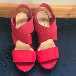 American Eagle Wedge Heels